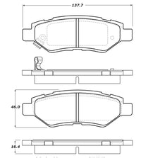 StopTech Performance Rear Brake Pads 08-13 Chevy Camaro