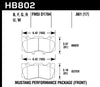 Hawk 16-17 Ford Mustang HP+ Street Front Brake Pads