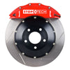 StopTech 09-10 Nissan 370Z Sport Model Only Front BBK w/ Red ST-60 Calipers Slotted 355x32mm Rotors