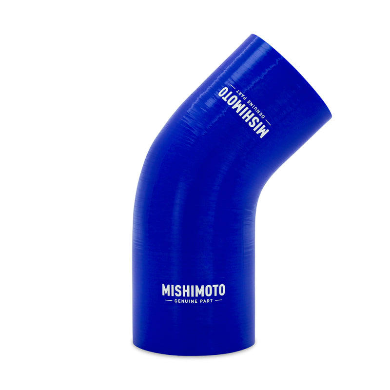 Mishimoto Silicone Reducer Coupler 45 Degree 2in to 2.25in - Blue
