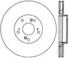 StopTech 02-15 Acura RSX / 02-15 Honda Civic Cryo Slotted & Drilled Left Front Rotor