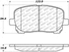StopTech Street Select Brake Pads - Front