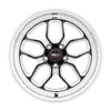 Weld Racing 17x10 Laguna Drag Wheel 5x127 ET38 BS7.00 Gloss BLK MIL DIA 71.5