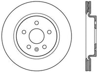 StopTech Sport Cross Drilled Brake Rotor - Front Left