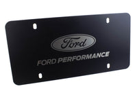 Ford Racing Black Stainless Steel Marque Plate