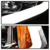 Spyder Dodge Charger 06-10 Projector Headlights - LED Light Bar - Chrome PRO-YD-DCH05V2-LB-C