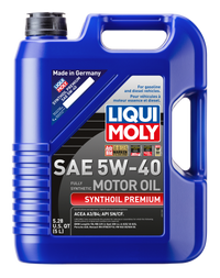 LIQUI MOLY 5L Synthoil Premium Motor Oil SAE 5W40