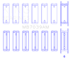 King Engine Bearings BMW M51/M57 Main Bearing Set - Size STD