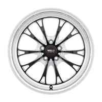 Weld Belmont Drag 18x5 / 5x120 BP / ET-23 BS2.1 Gloss Black MIL DIA 78.1