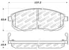 StopTech Performance 02-04 Infiniti I30/I35 / 02-06 Nissan Altima Front Brake Pads