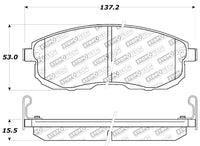 StopTech Performance 02-04 Infiniti I30/I35 / 02-06 Nissan Altima Front Brake Pads