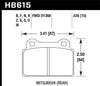 Hawk EVO X HP+ Street Rear Brake Pads