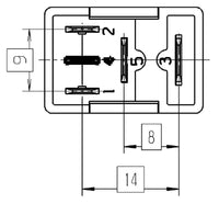 Hella Relay Micro Iso 5 Pole 12V Spst Res