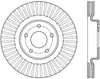 StopTech 13-15 Nissan Pathfinder Slotted Front Left Rotor