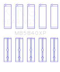 King Engine Bearings Chrysler 300 SRT8 (+0.25) Main Bearing Set