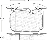 StopTech Performance 14-18 BMW i8 Sport Performance Front Brake Pads