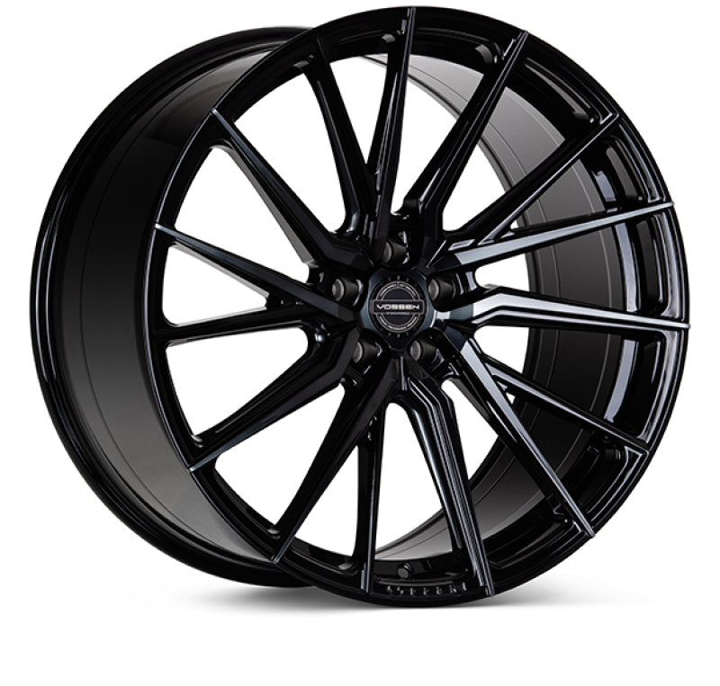 Vossen HF-4T 22x10.5 / 5x112 / ET30 / Deep Face / 66.5 - Double Tinted - Gloss Black - Right Wheel