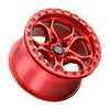 Weld Off-Road W906 17X9 Ledge Beadlock 5X127 ET-12 BS4.50 Candy Red / Red Ring 71.5