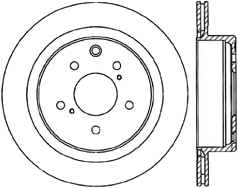 StopTech Drilled Sport Brake Rotor