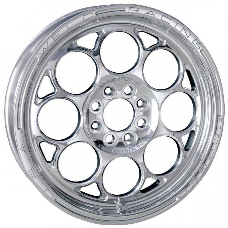 Weld Magnum Import 3-Piece 13x10 / 4x100mm BP / 5in. BS Polished Wheel - Polish Single Beadlock MT