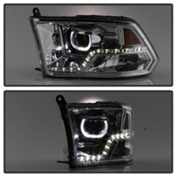 xTune Dodge Ram 2009-2014 Halo LED Projector Headlights - Chrome PRO-JH-DR09-CFB-C