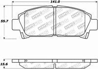 StopTech Performance 92-95 Toyota MR2 Turbo Front Brake Pads