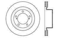 StopTech 07-19 Land Cruiser, LX570, Sequoia, Tundra Sportstop Cryo Sport Drilled Rotor, Front Left