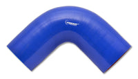 Vibrant 4 Ply Reinforced Silicone Elbow Connector - 1.75in I.D. - 90 deg. Elbow (BLUE)