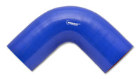 Vibrant 4 Ply Reinforced Silicone Elbow Connector - 2.75in I.D. - 90 deg. Elbow (BLUE)