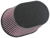 K&N Universal Rubber Filter 6.25in x 4in Oval FLG / 7.375in x 5.5in Base / 6.25in x 4in Top / 5in H