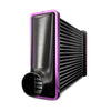 Mishimoto Universal Carbon Fiber Intercooler - Matte Tanks - 600mm Black Core - S-Flow - BK V-Band