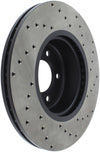 StopTech Sport Cross Drilled Brake Rotor - Rear Left