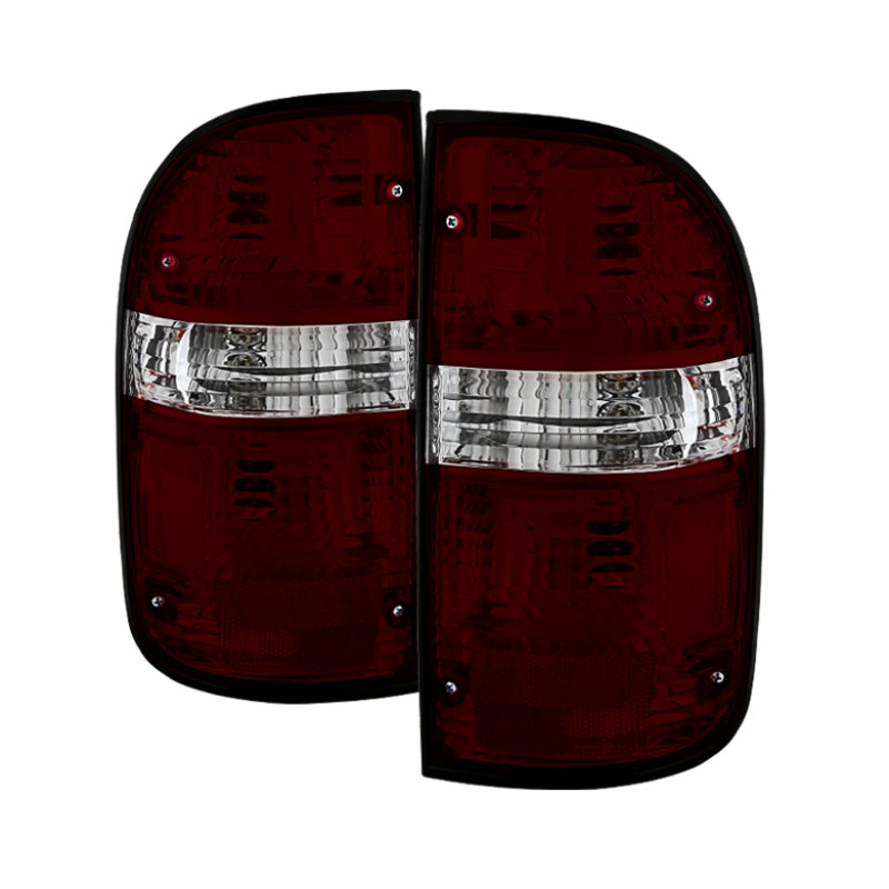 Xtune Toyota Tacoma 01-04 OEM Style Tail Lights Red Smoked ALT-JH-TTA01-OE-RSM