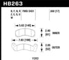 Hawk 87-93 Ford Mustang GT Track DTC-70 Front Brake Pads