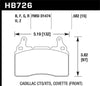 Hawk 2014 Cadillac CTS Vsport Performance Round Weights Front ER-1 Brake Pads