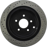 StopTech 03-12 Infiniti FX35 Drilled Sport Left Rear Cryo Rotor