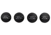 Ford Racing Car Black and Chrome Wheel Cap