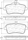 StopTech Street Brake Pads - Front