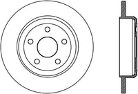 StopTech Drilled Sport Brake Rotor 11-17 Jeep Grand Cherokee (Excludes SRT8)