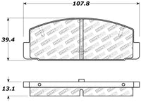 StopTech Street Select Brake Pads - Front/Rear