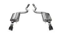 Corsa 2015-2017 Ford Mustang GT 5.0 3in Axle Back Exhaust Black Dual Tips (Touring)