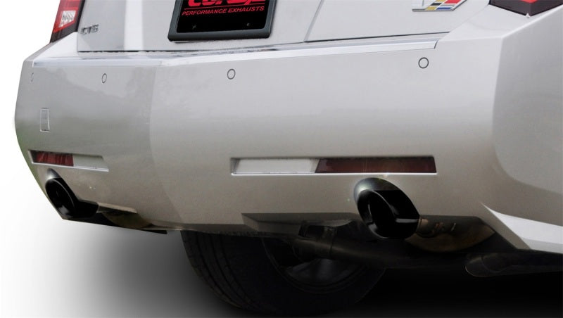 Corsa 11-13 Cadillac CTS Wagon V 6.2L V8 Black Sport Axle-Back Exhaust