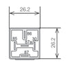 Hella Relay Mini Iso Alt 4 Pole 24V Spst Bkt