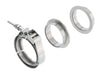 Borla Universal 2.5in Stainless Steel 3pc V-Band Clamp w/ Male and Female Flanges
