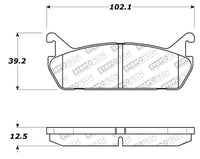 StopTech 91-96 Ford Escort / Mercury Tracer Street Select Rear Brake Pads