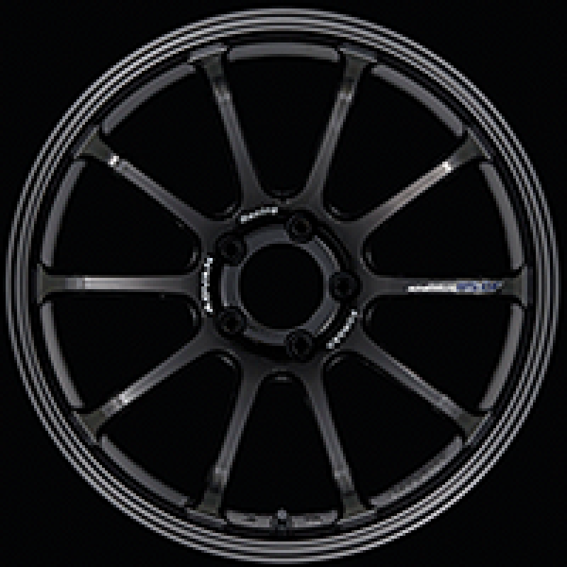 Advan RS-DF Progressive 19x9.5 +45 5-100 Racing Titanium Black Wheel