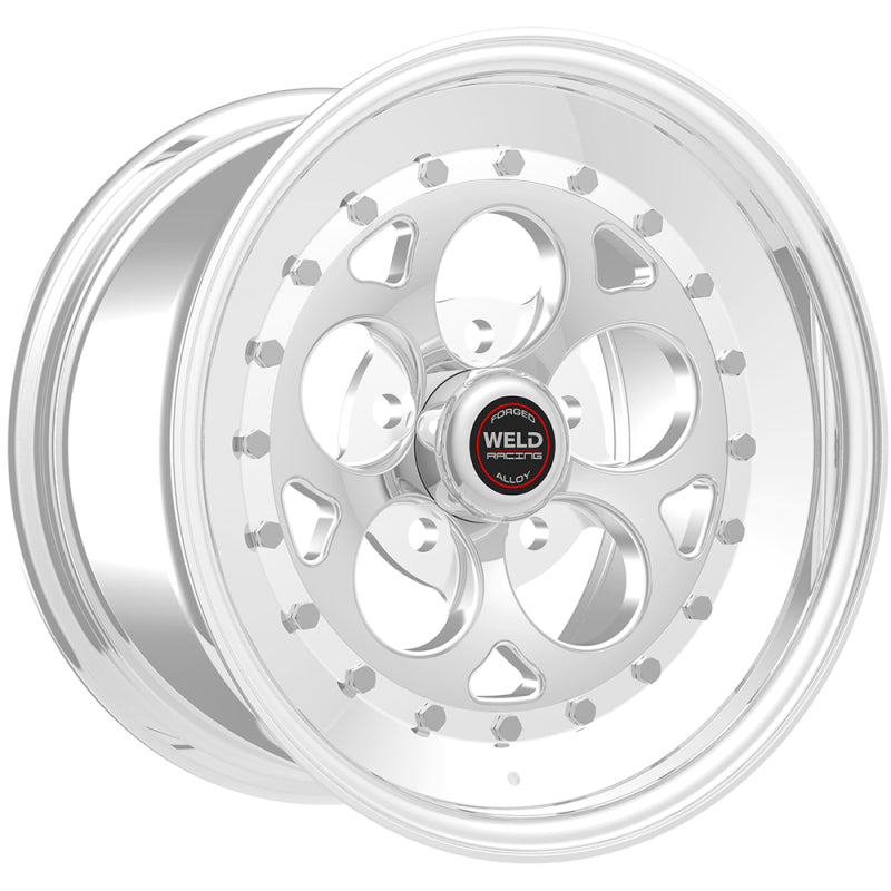 Weld Magnum III 15x5 / 5x4.75 BP / 2.5in. BS Polished Wheel - Non-Beadlock