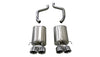 Corsa 05-08 Chevrolet Corvette (C6) 6.0L/6.2L Polished Xtreme Axle-Back Exhaust w/4.5in Tips