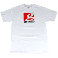 Grams Performance and Design Logo White T-Shirt - M