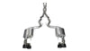Corsa 2015-2017 Ford Mustang GT 5.0 3in Cat Back Exhaust Black Quad Tips (Xtreme)